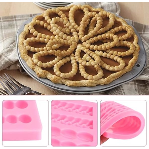Silikone Perlekæde Fondantform til Bløde Fondantperler
