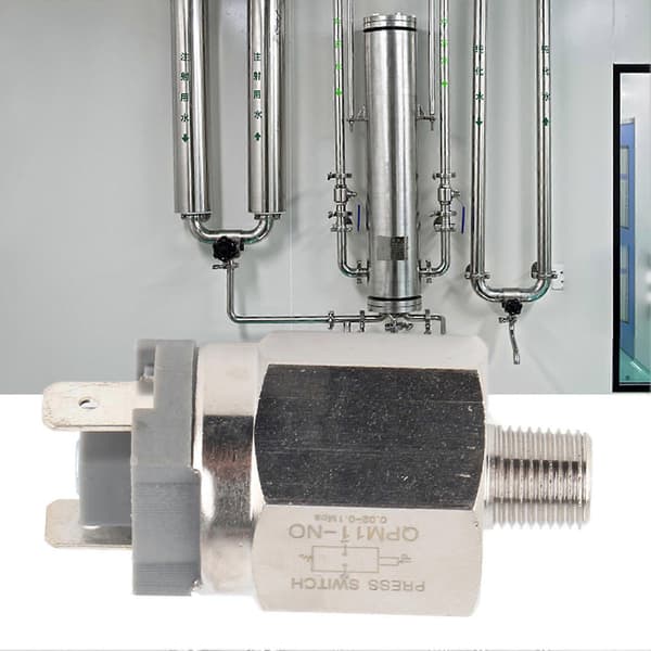 Justerbar lufttrykkbryter normalt åpen QPM11?NO Bryter G1/4in IP54 AC220V 48VAC/DC