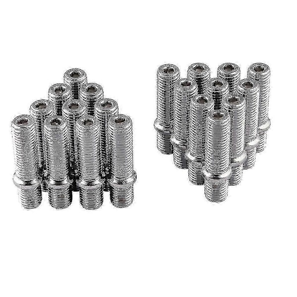20 st Förlängda M12x1.5-m12x1.5 Hjulbult Konvertering 60mm Längd