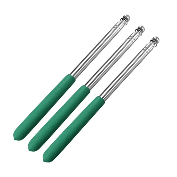 ##/5 stk Teleskopisk Flagstang Flagstang 1,2 m Rustfrit Stål Bærbar Udtrækkelig Flagstang Flagstang til Klasseværelse Turguide Flagbanner##/