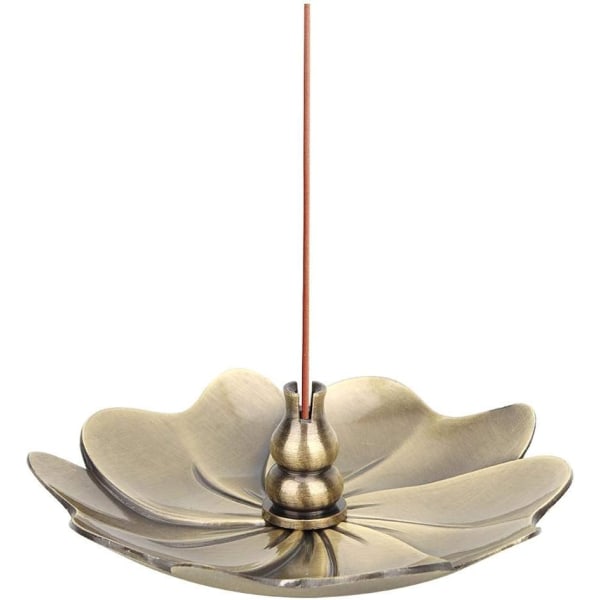 Mini røgelsespindeholder Pure Copper Lotus Flower Censer Wire Co