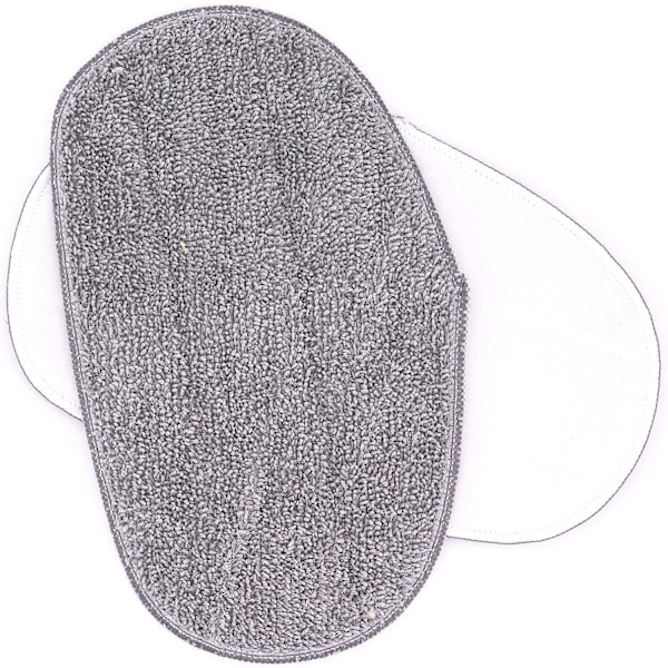 ##/Sett med 5 Mikrofiber-Erstatningsputer for Leifheit CleanTenso Dampmopp##/