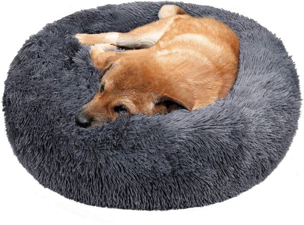 Rund Hundekurv Kattepude Donut Kurv, Hundekurv Hundebed Ex