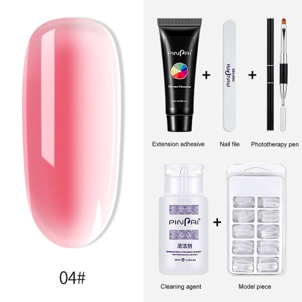 Nail Extension Gel Thermo Changing Gel Nail Enhancement Builder Glue Gel