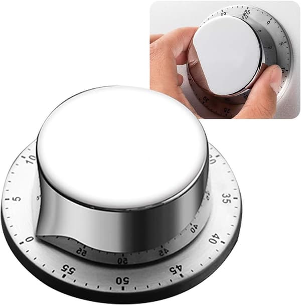 Nedtellingstimer, Kjøkkentimer Mekanisk Magnetisk, Matlagingstid
