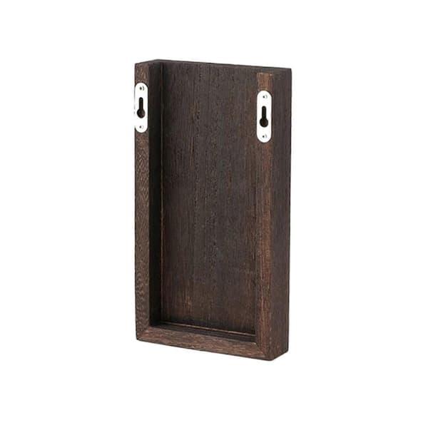Träväggplanter Rustik Bondgård Vardagsrum Sovrum Kontor Träväggfäste Grönska Växter Torkade Blommor Kruka Vas Decorationiang A