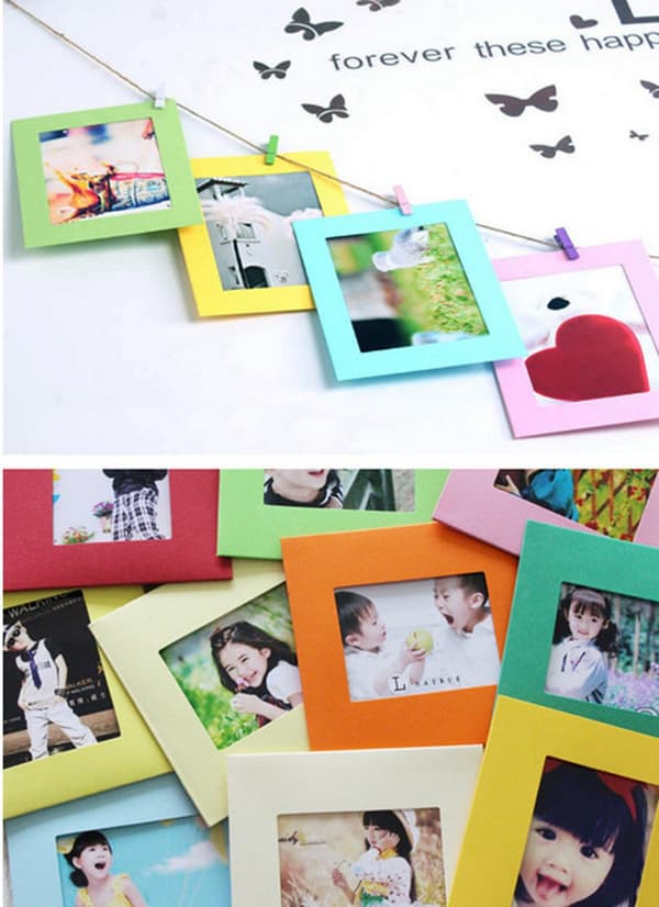 ##/10 st Kraftpappershängande Fotobågar DIY Väggdekoration##/