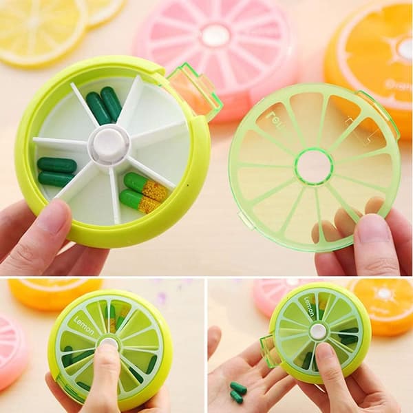 3-delt Daglig Pilleboks Rejse Plastik Pilleboks Dispenser