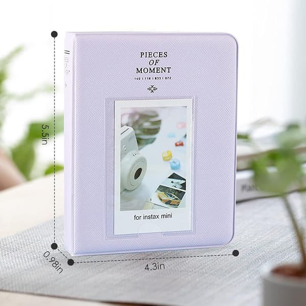 2-delt 64 Albumlomme for Fujifilm Instax Mini 7s 8 8+ 9 25 50s
