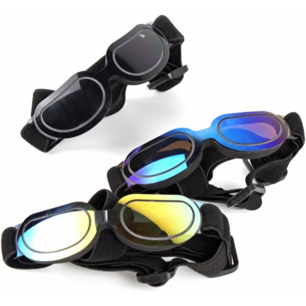 Dog Goggles Solbriller for Small Medium Hund eller Cat Waterproof Lig