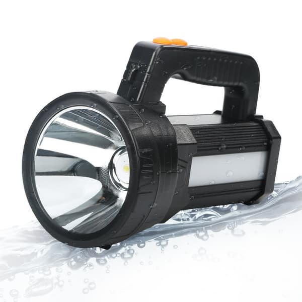 Erittäin tehokas LED-taskulamppu, 9600 mAh / 11000 lumenia / IPX4 Vesi