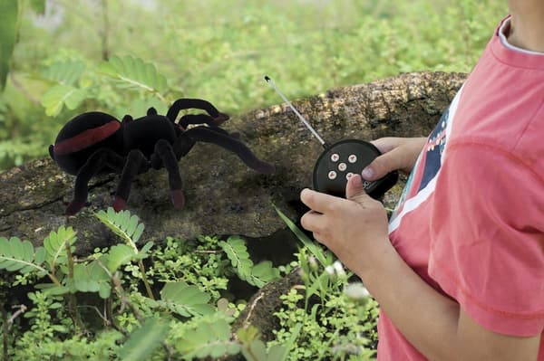 RC Robotti Kaukosäätöinen Hämähäkki Tarantula Pelottava Halloween