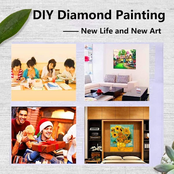##/5D diamantmålning DIY diamantmålning (30*40cm), Varghövding##/