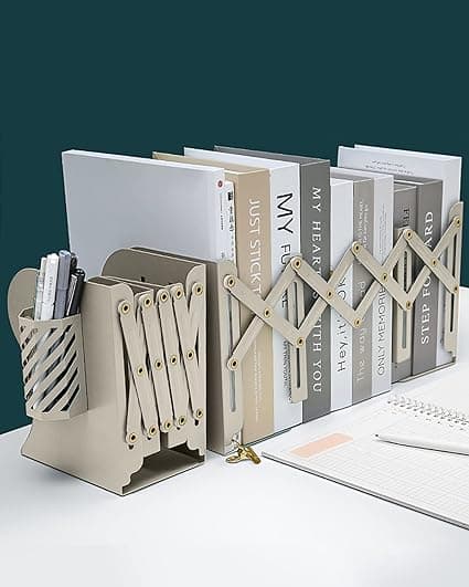 Metallbokstøtter, Justerbare Bokstøtter Heavy Duty Bokholder Deskt