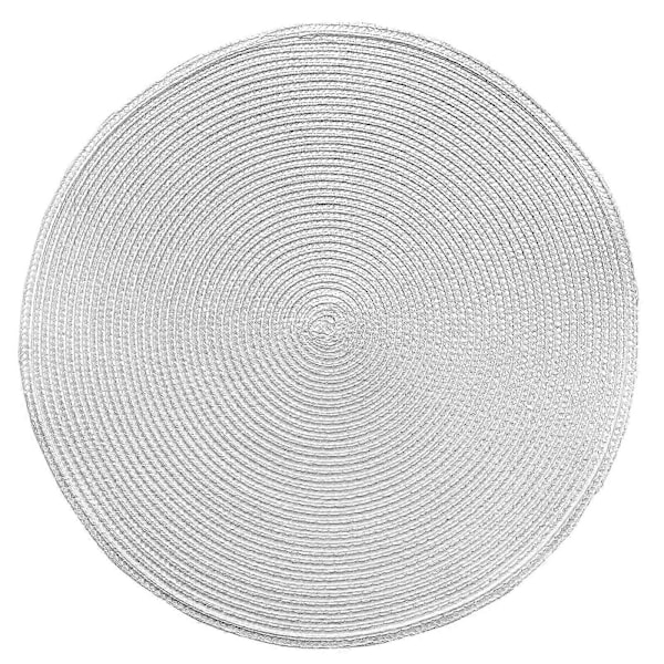 Vävda Placemats i Polypropen Set om 4 Halkfria Tvättbara