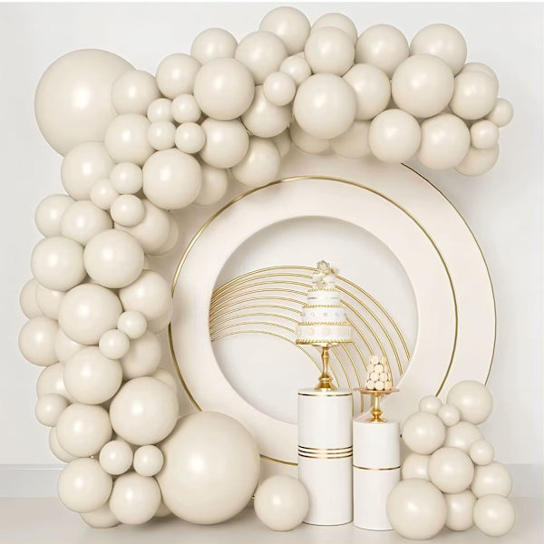 ##/Kromguld Ballonger 82 st Metallisk Guld Ballong Girland Båge Kit##/