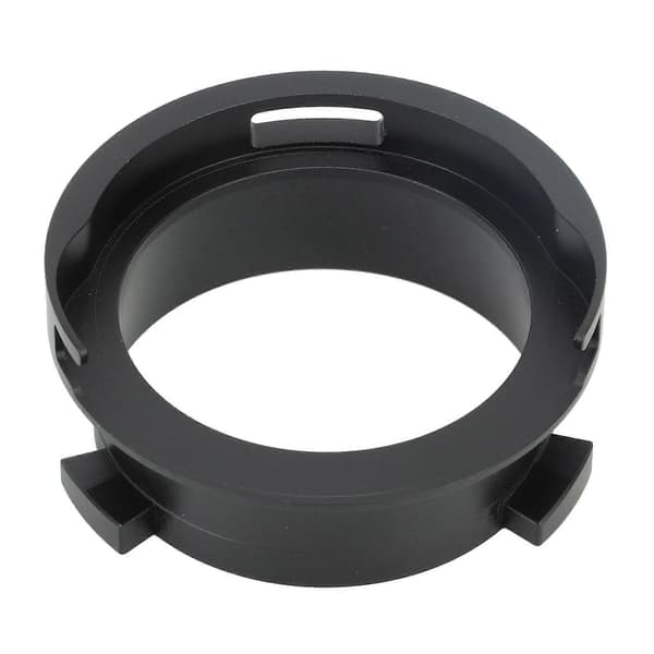Kaffepulverring 51 mm Aluminiumlegering Håndfri Doserings Tragt Til Delonghi 9 Serie 9335 9155 9355 9665 Sort