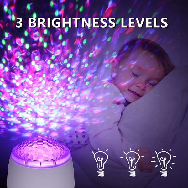 Projektorlampe Star Wave Bluetooth Musikkprojektor Vannrippel