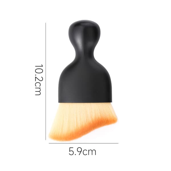 2 kpl Auton Sisäpuhdistus Pehmeät Harjat (Musta) - Naarmuton