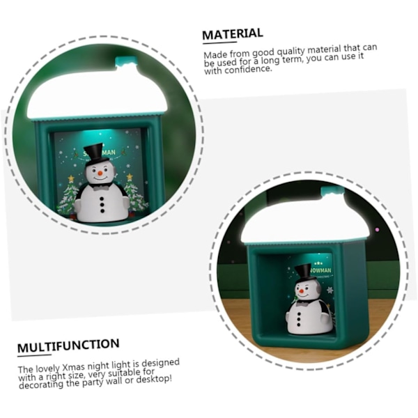 ##/1 Set med Julnattlampor LED-Nattlampor Julskyltar##/