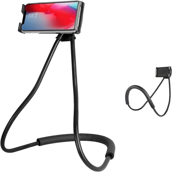 Mobiltelefonholder, Fleksibel Bærbar Mobiltelefonkjede Stativ, Ha