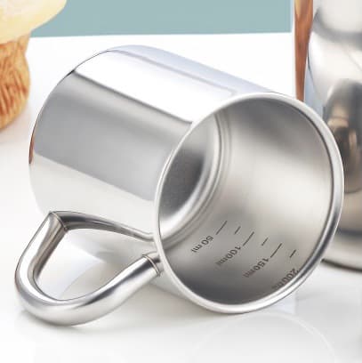 200ml Rostfria Kaffemuggar Termokopp Dubbelväggiga Drickmuggar med Lock Ölmugg för Vandring Camping