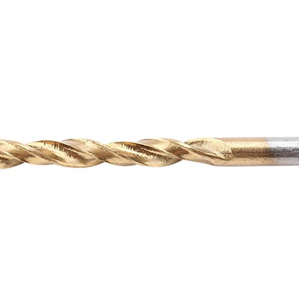 50 stk. Mini højhastighedsstålbelægning Titanium lige håndbor værktøj