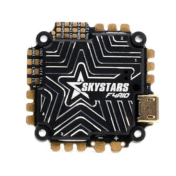 25.5x25.5mm Skystars JUPITER F405 F4 OSD Flight Controller AIO 45A BL_S 3-6S 4in1 ESC med 5V BEC for