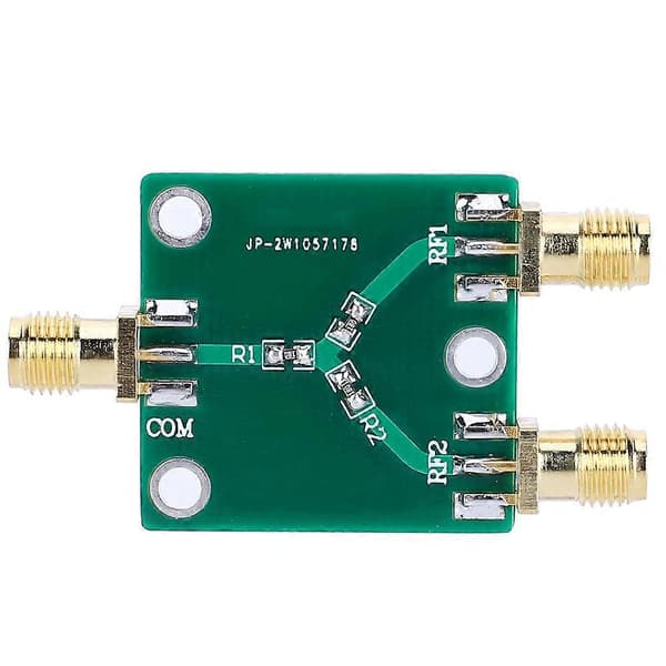 Resistans Effektdelare DC-5GHz RF 2-Vägs Effektfördelare Modul Industriella Elektriska Tillbehör