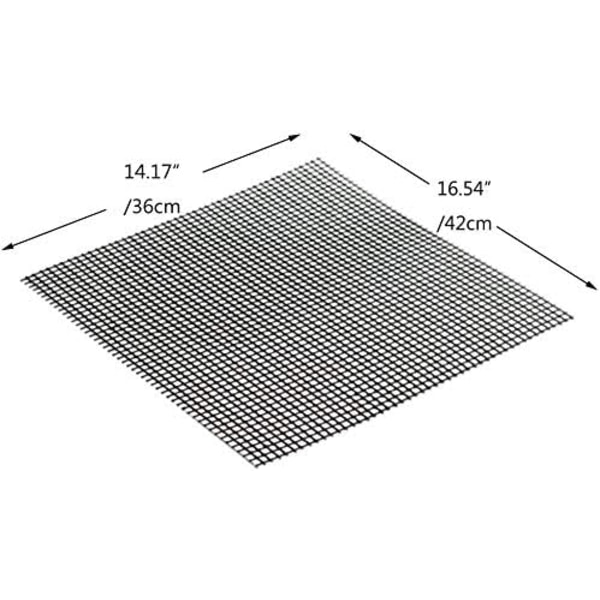 Grillisäle, 2 kpl (42*36) Uusiokäyttöinen Leivontamatto ja Leikattava Ei-Tarttuva