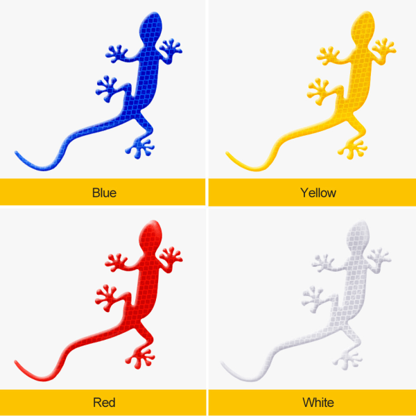 Klistermærke - Bilklistermærke - Lizard - JDM - Die Cut - Bil - Glas - L