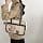 Off-white en-skulder transparent dukke crossbody-håndveske