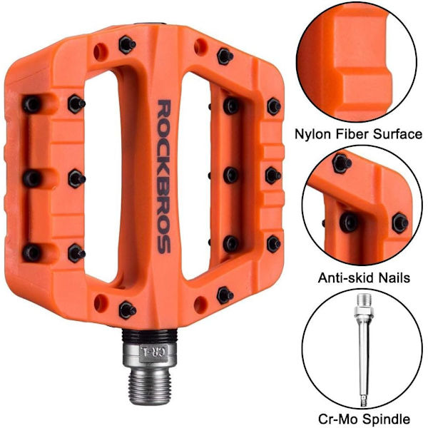 Nylon-poljimet parit 12*10.5cm maantiepyörä 3 laakeria Anti-S
