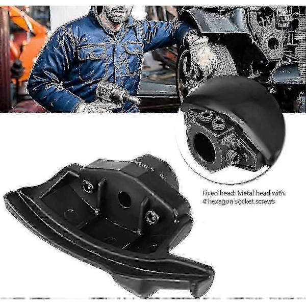 Dækskifter Afmontering, Sort Dækskifter Maskine Nylon Andehoved Afmonteringshoved (28MM)