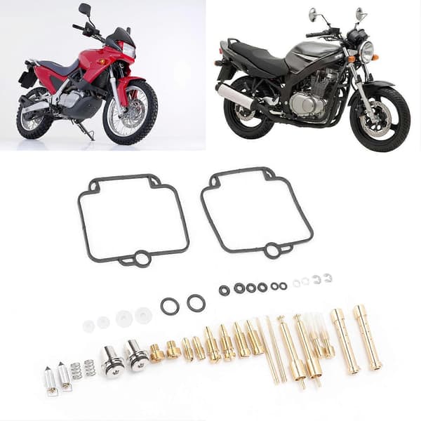 2 Sæt Karburator Reparationssæt Karburator Renoveringssæt Udskiftning til Suzuki GS500E/DR250S/DR350S