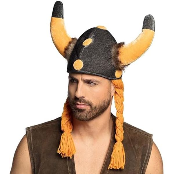 ##/Gallisk hjälm  tyghatt  viking  krigare  mjuka flätor  romersk  karneval  halloween  karneval  temafest  förklädnad  teater  huvudbonad##/