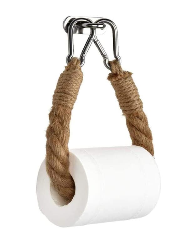 1 stk. Toiletpapirholder, Hørreb Toiletholder til Badeværelse