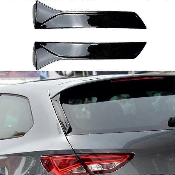 Bilfönsterlist Läppspoiler för Seat Leon 5F FR Mk3 MK3.5 Bakre Takvinge Sidokant Baklucka Spoiler