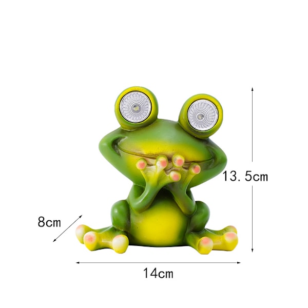 ##/1 stk utendørs hage solbelyst frosk ornament, hage##/