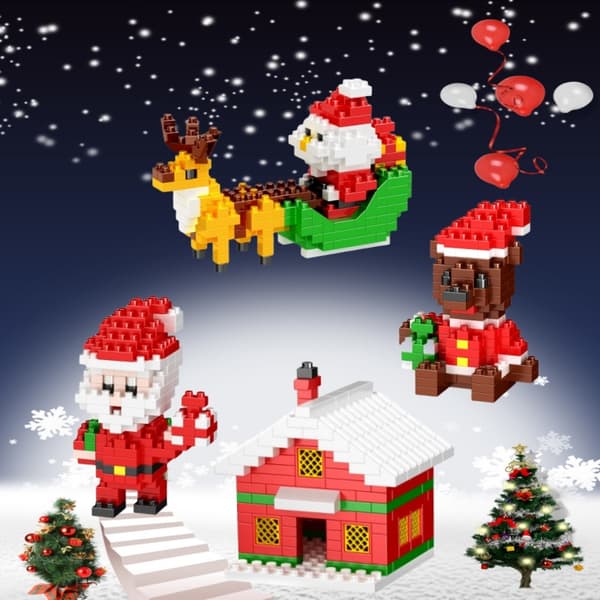 ##/Julbyggklossar, 159 delar Julsnöhus##/