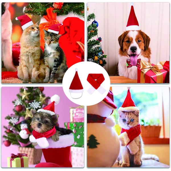 ##/2-delad juldräkt för hund och katt, husdjursjuldräkt, husdjursdräkt##/