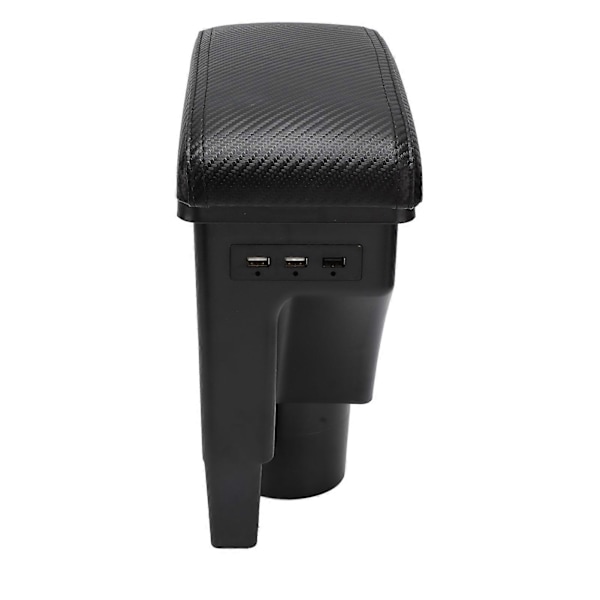 Midtkonsoll Armleneboks 3 USB-porter Lindre Armtretthet Erstatning for Hyundai Getz