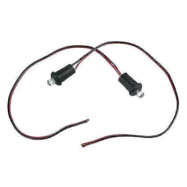 2 stk. 12V Blå Blinkende Dummy Falsk Bilalarm Instrumentbræt Montering Led Lys Motorcykel Tilbehør