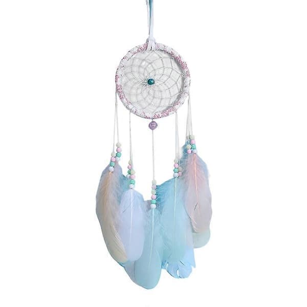 Dreamcatcher Grid Design LED-valokoriste seinälle, riippuva unisieppari makuuhuoneeseen A