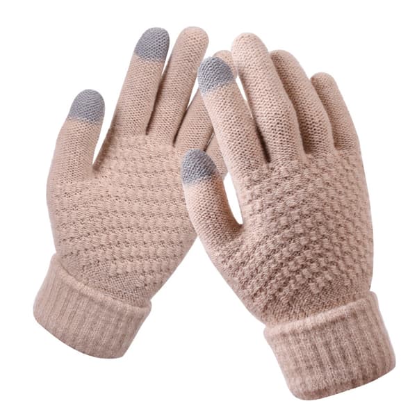 /#/Strikkede hansker Super Soft Touchscreen hansker Vinter Unisex/#/