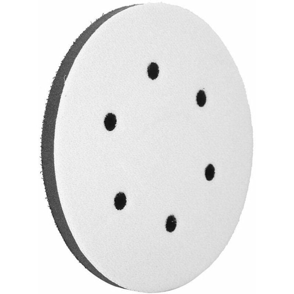 (6 reikää, 125 mm) sienenpohjainen pneumaattinen kuivahiontapad, flockattu