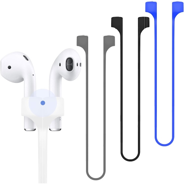 4-pakks Anti-tapte Magnetiske Stropper Kompatibel med AirPods 1 2 Pro
