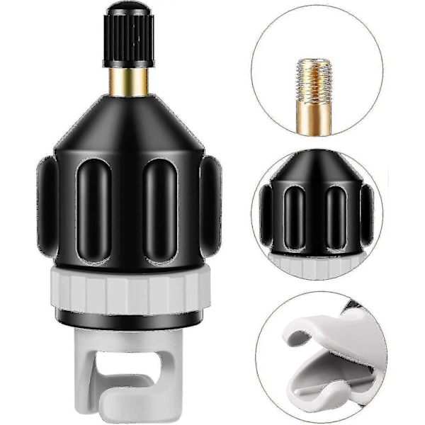 SUP-pumpadapter Adapter SUP Kompressor SUP Adapter För Kompressor Gummibåt Ventiladapter Adapter SUP Ventil För Paddleboard Gummibåt, SUP Board