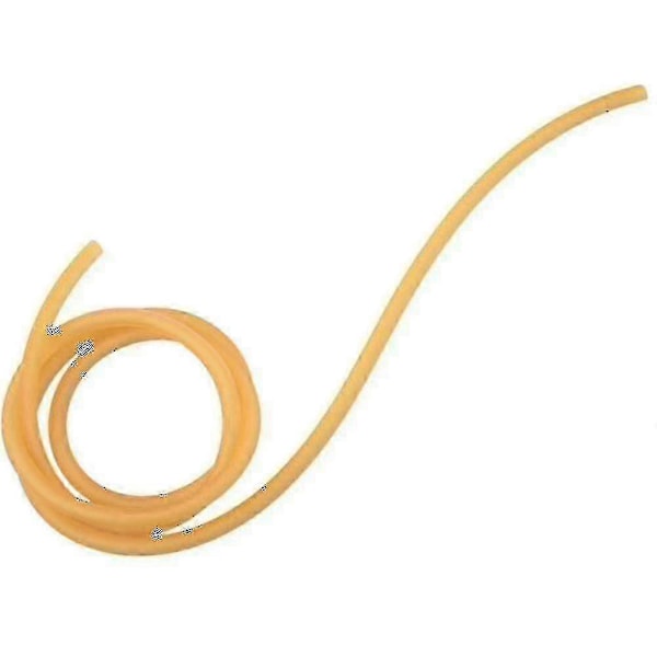 Luonnonkuminauha putki elastinen 2x5mm keltainen koko: 1m