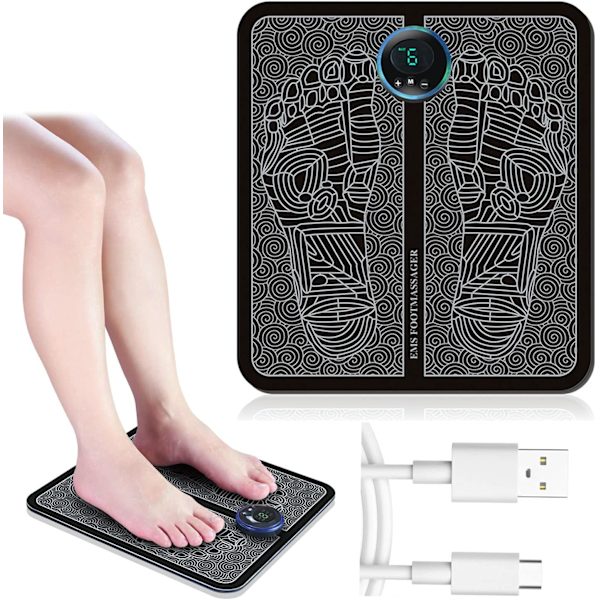 Elektriske Fodmassagere, 6 Tilstande 9 Intensitetsniveauer Massager, Po